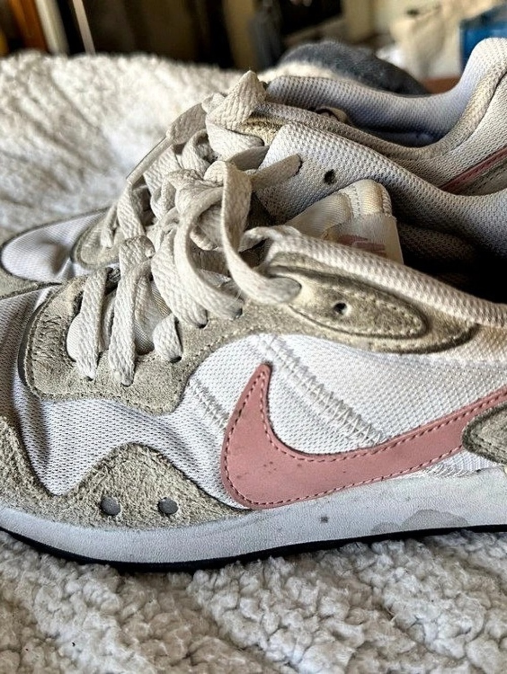 Nike Waffle Debut Women's Sneakers White & Pink